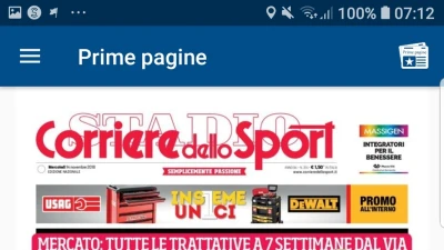 EDICOLA - Ecco le prime di oggi!