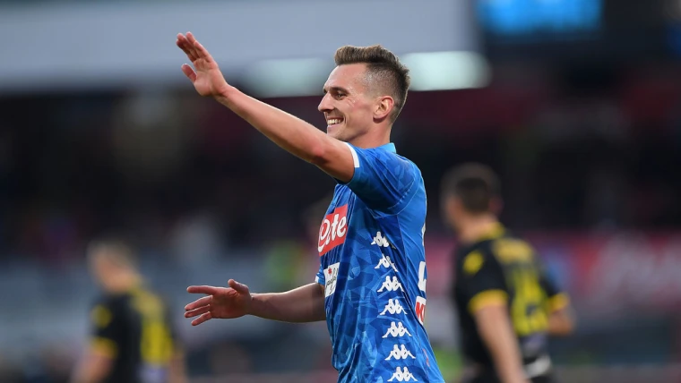 La carica di Milik contro il Genk: "Riportiamo il successo a Napoli" (Foto)