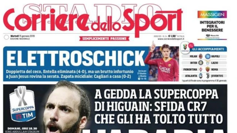 Le prime pagine dei giornali