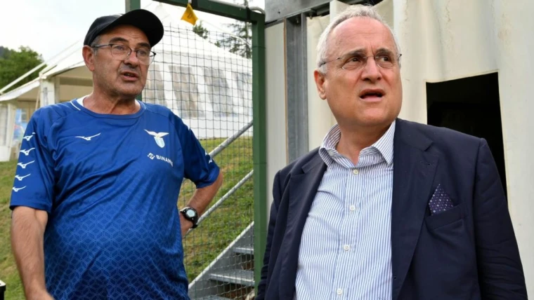 Lazio, Sarri verso l’addio: dopo il derby il confronto decisivo con Lotito