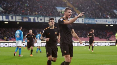 Napoli, i complimenti alla Roma per l'impresa Champions