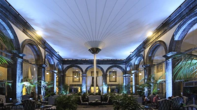 Da Palazzo Caracciolo: "Clima disteso, ci sono molti tifosi della Stella Rossa. Speriamo di ospitare altri top club"