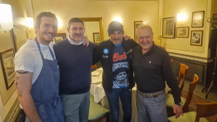 Napoli: Spalletti a pranzo da Mimì alla Ferrovia dopo i festeggiamenti per lo scudetto