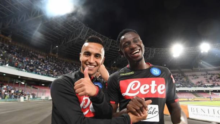 FOTO - Diawara si complimenta con Ounas: "Ben fatto fratello mio"