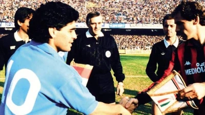 Maradona e Baresi, l'ultimo duello dei giganti: quando il calcio parlava la lingua del rispetto