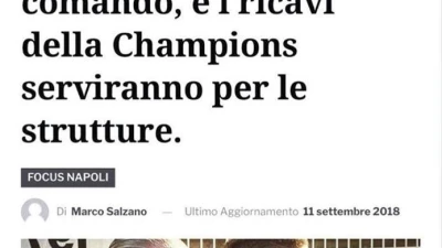 Aurelio De Laurentiis affida il Napoli ad Edo che commenta: "Per Napoli e la sua gente!"
