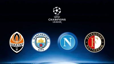 NAPOLI NEL GRUPPO F CON SHAKTHAR, CITY E FEYENOORD
