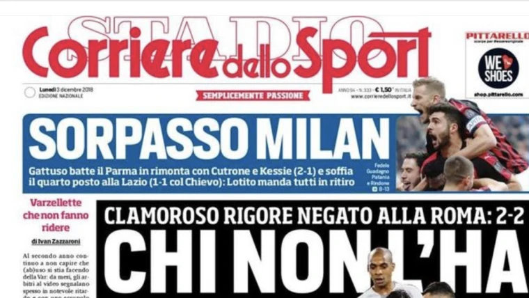 Le prime pagine dei giornali: insidia Atalanta per il Napoli