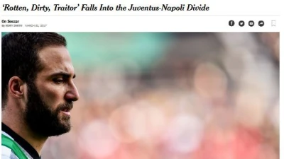 NY Times: "Higuain non sarà trattato come un eroe compianto, nemmeno come un figliol prodigo"