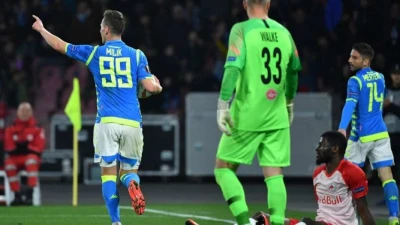 Napoli, 7 giocatori a segno in 4 partite di Europa League: è primato