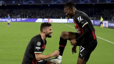 Napoli-Milan, Giroud a DAZN: "Persi due punti, c'è frustrazione"