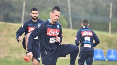 Napoli, allenamento pomeridiano a Castelvolturno