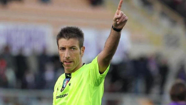 Napoli-Samp, fischia Massa di Imperia