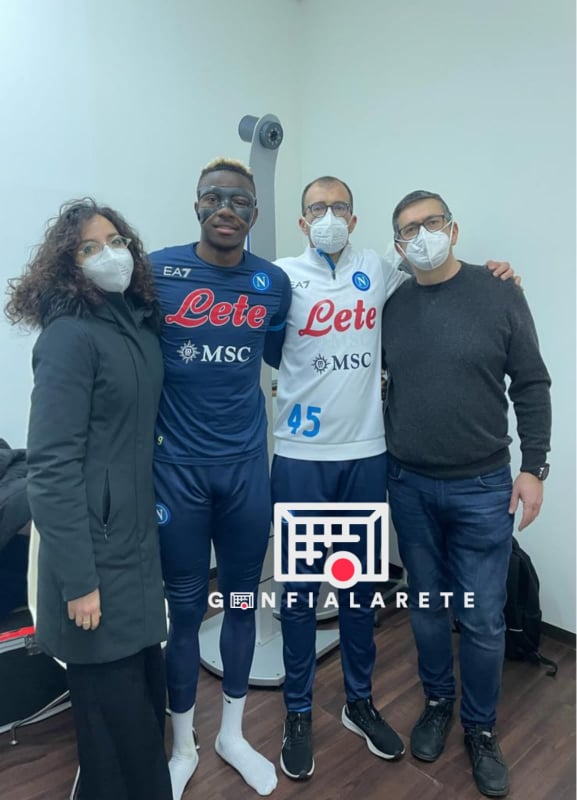 Osimhen, Consegnata La Nuova Maschera Al Calciatore [FOTO]